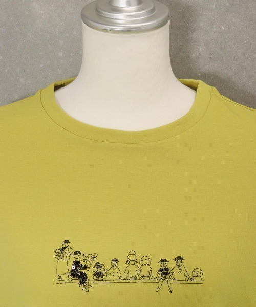 STUDIO PICONE（スタジオピッコーネ）の「ボックス型ノースリトップス（Tシャツ/カットソー・レディース・ホワイト/ブラック/ネイビー/イエロー・LL/M/L）」の10枚目の写真
