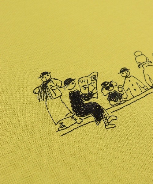 STUDIO PICONE（スタジオピッコーネ）の「ボックス型ノースリトップス（Tシャツ/カットソー・レディース・ホワイト/ブラック/ネイビー/イエロー・LL/M/L）」の11枚目の写真
