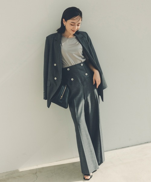 アニュアンス anuans グロッシーカットトップス （GREY） -靴