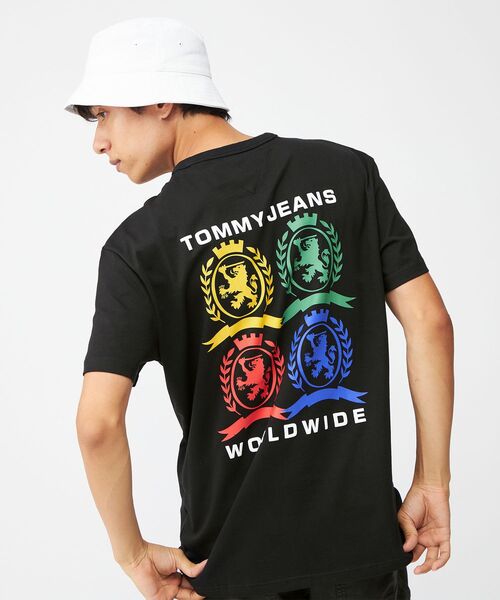 tommy jeans(トミー ジーンズ)の「レギュラー4カラークレストTシャツ(Tシャツ/カットソー・メンズ・ホワイト/ブラック・X-LARGE/LARGE/MEDIUM/SMALL)」の2枚目の写真