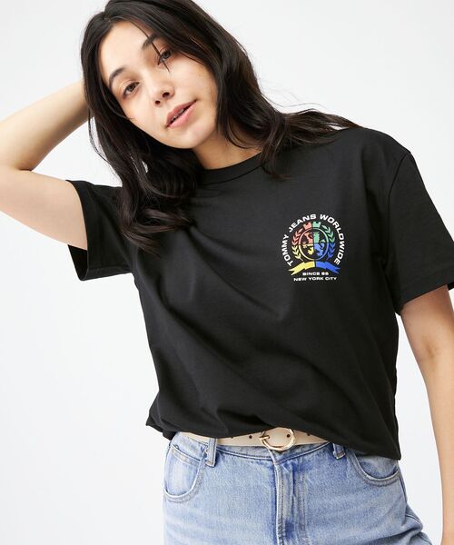 tommy jeans(トミー ジーンズ)の「レギュラー4カラークレストTシャツ(Tシャツ/カットソー・メンズ・ホワイト/ブラック・X-LARGE/LARGE/MEDIUM/SMALL)」の11枚目の写真