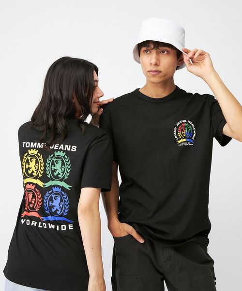 tommy jeans(トミー ジーンズ)の「レギュラー4カラークレストTシャツ(Tシャツ/カットソー・メンズ・ホワイト/ブラック・X-LARGE/LARGE/MEDIUM/SMALL)」の14枚目の写真