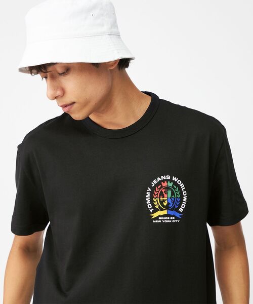 tommy jeans(トミー ジーンズ)の「レギュラー4カラークレストTシャツ(Tシャツ/カットソー・メンズ・ホワイト/ブラック・X-LARGE/LARGE/MEDIUM/SMALL)」の17枚目の写真