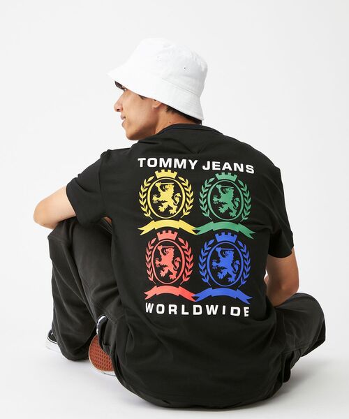 tommy jeans(トミー ジーンズ)の「レギュラー4カラークレストTシャツ(Tシャツ/カットソー・メンズ・ホワイト/ブラック・X-LARGE/LARGE/MEDIUM/SMALL)」の18枚目の写真