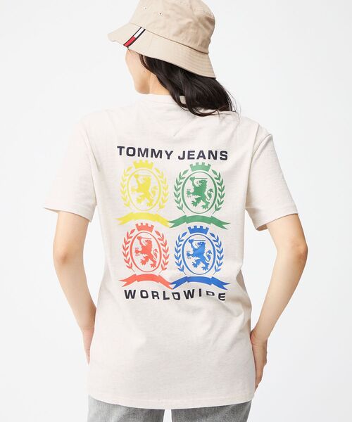 tommy jeans(トミー ジーンズ)の「レギュラー4カラークレストTシャツ(Tシャツ/カットソー・メンズ・ホワイト/ブラック・X-LARGE/LARGE/MEDIUM/SMALL)」の21枚目の写真