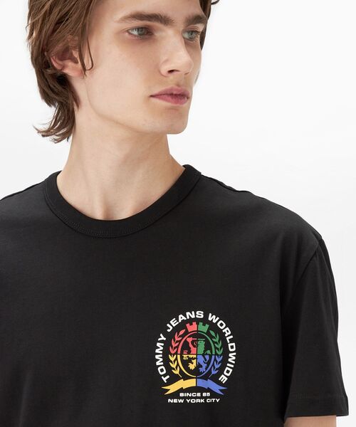 tommy jeans(トミー ジーンズ)の「レギュラー4カラークレストTシャツ(Tシャツ/カットソー・メンズ・ホワイト/ブラック・X-LARGE/LARGE/MEDIUM/SMALL)」の3枚目の写真