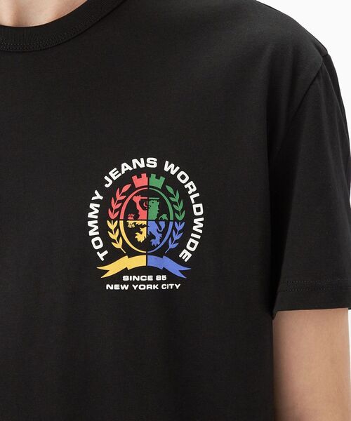 tommy jeans(トミー ジーンズ)の「レギュラー4カラークレストTシャツ(Tシャツ/カットソー・メンズ・ホワイト/ブラック・X-LARGE/LARGE/MEDIUM/SMALL)」の6枚目の写真