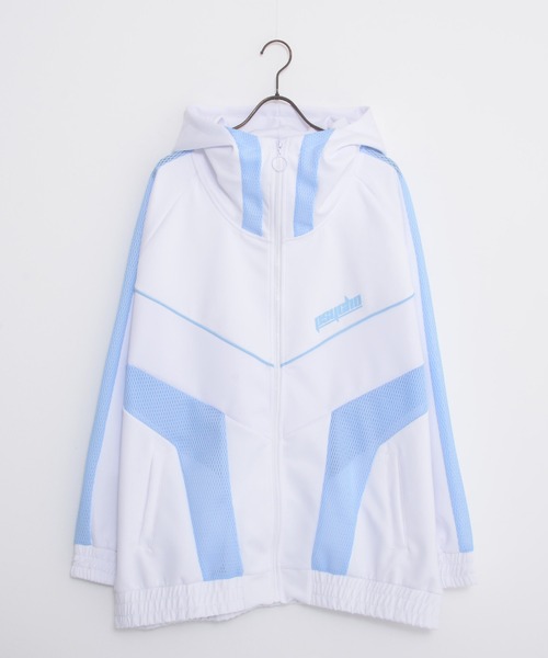 【PSYCHO NATION/サイコネーション】メッシュ切替猫耳ジャージ PSYCHO NATION(サイコネーション) メッシュ切替猫耳ジャージ