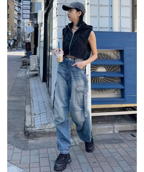 MURUA（ムルーア）の「エアプラットフォームハイテクスニーカー（スニーカー・レディース・その他1/ブラック・22.5/24.5/23.5）」の9枚目の写真