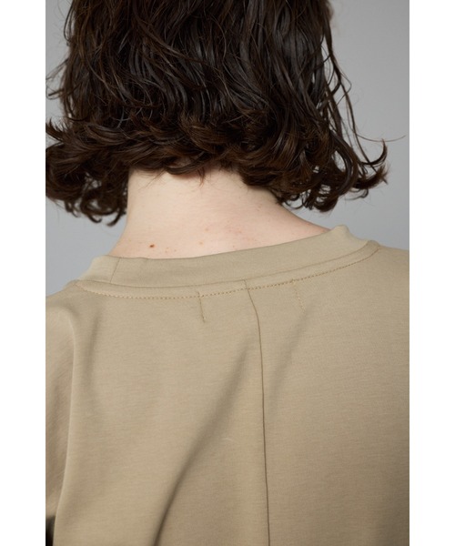 HeRIN.CYE（ヘリンドットサイ）の「Round cut tops　　ラウンドカットトップス（Tシャツ/カットソー・レディース・ホワイト/ピンク/ベージュ/ブラック・FREE）」の9枚目の写真