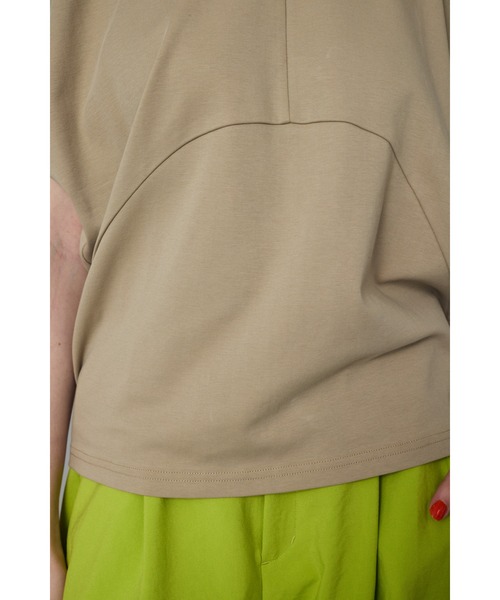 HeRIN.CYE（ヘリンドットサイ）の「Round cut tops　　ラウンドカットトップス（Tシャツ/カットソー・レディース・ホワイト/ピンク/ベージュ/ブラック・FREE）」の11枚目の写真