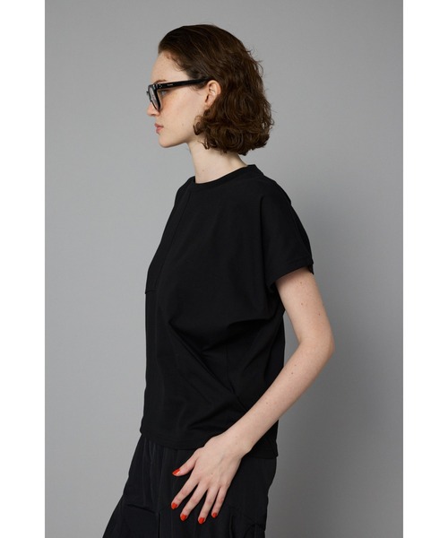 HeRIN.CYE（ヘリンドットサイ）の「Round cut tops　　ラウンドカットトップス（Tシャツ/カットソー・レディース・ホワイト/ピンク/ベージュ/ブラック・FREE）」の13枚目の写真
