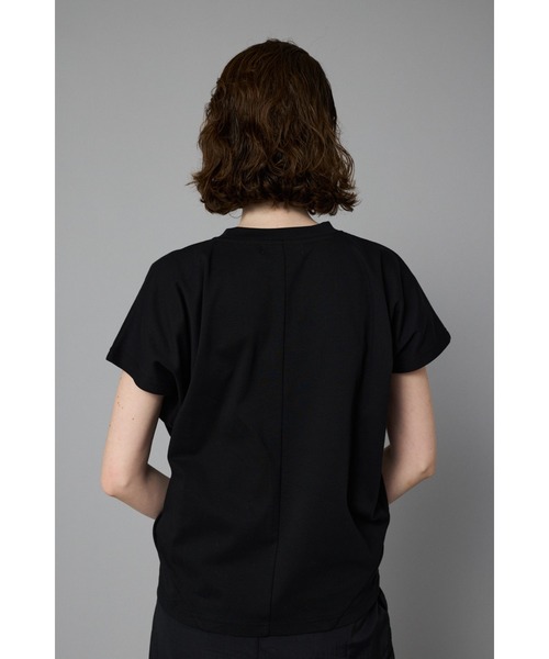 HeRIN.CYE（ヘリンドットサイ）の「Round cut tops　　ラウンドカットトップス（Tシャツ/カットソー・レディース・ホワイト/ピンク/ベージュ/ブラック・FREE）」の14枚目の写真
