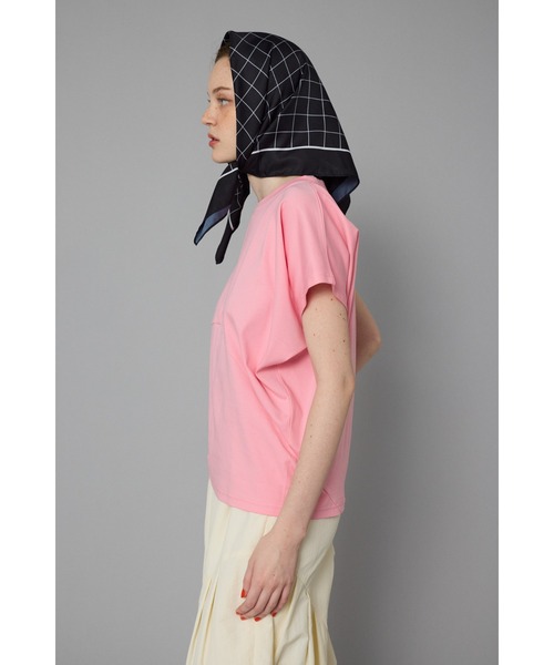 HeRIN.CYE（ヘリンドットサイ）の「Round cut tops　　ラウンドカットトップス（Tシャツ/カットソー・レディース・ホワイト/ピンク/ベージュ/ブラック・FREE）」の16枚目の写真