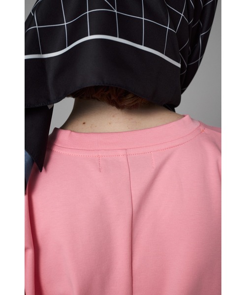 HeRIN.CYE（ヘリンドットサイ）の「Round cut tops　　ラウンドカットトップス（Tシャツ/カットソー・レディース・ホワイト/ピンク/ベージュ/ブラック・FREE）」の19枚目の写真