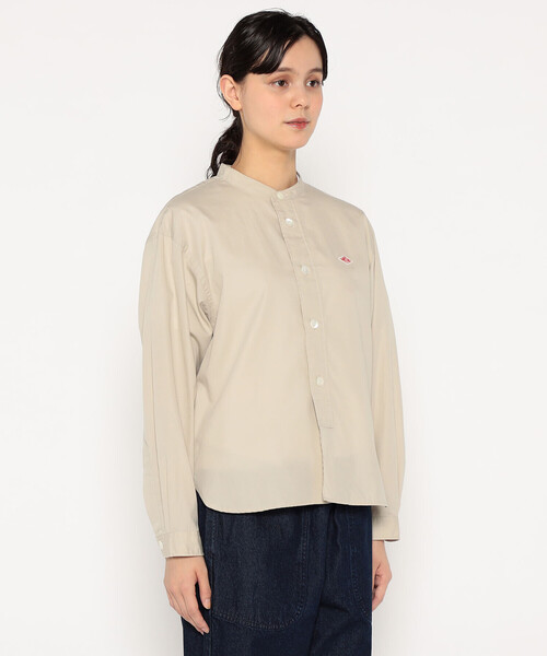 ブラウス シャツ COTTON SHIRT POPLIN レディース WOMEN'S COTTON POPLIN BAND COLLAR SHIRT（シャツ/ブラウス