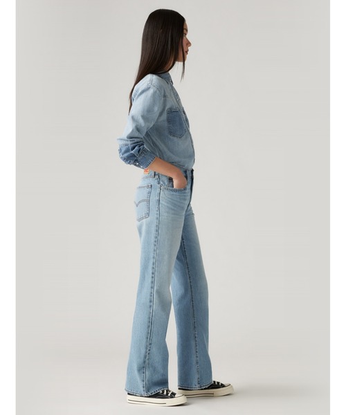 Levi's(リーバイス)の「Levi's/リーバイス 94 BAGGY ジーンズ(デニムパンツ・レディース・ライトインディゴブルー/インディゴブルー/ブラック・23inch/24inch/25inch/26inch/27inch/28inch)」の5枚目の写真