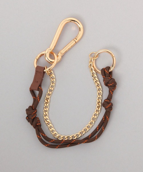 eL(エル)の「【eL】Paracord Charm/320203(チャーム・レディース・ブラウン/ブラック/ネイビー・FREE)」の1枚目の写真