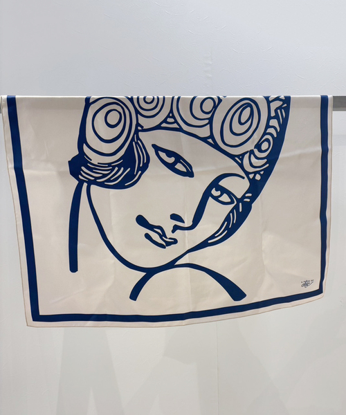 EDIT. FOR LULU（エディットフォールル）の「【A PIECE OF CHIC/ア・ピース・オブ・シック】silk skirf face（バンダナ/スカーフ・レディース・アイボリー・FREE）」の12枚目の写真