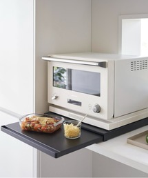tower(タワー)のタワーキッチン家電下スライドテーブル(キッチン収納)