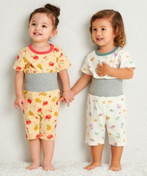 HOT BISCUITS（ホットビスケッツ）の「恐竜柄 腹巻き付き 天竺素材 半袖パジャマ（ルームウェア/パジャマ）」