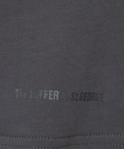 The DUFFER of ST.GEORGE（ザダファーオブセントジョージ）の「SILICON BIO KEY NECK S/SL TEE：シリコンバイオ加工 シルキータッチ キーネックTシャツ（Tシャツ/カットソー・メンズ・ホワイト/ブラック/チャコールグレー・LARGE/X-LARGE/SMALL/MEDIUM）」の19枚目の写真