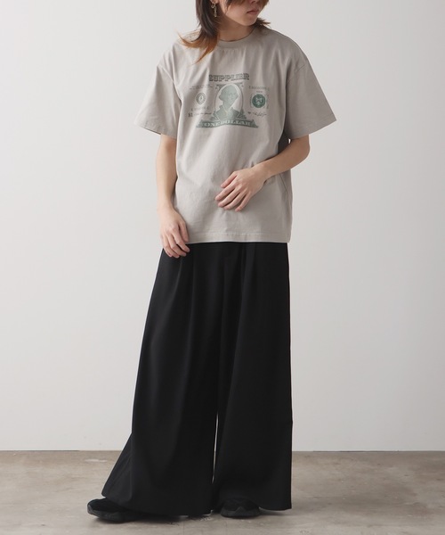 ROOPTOKYO(ループトウキョウ)の「ROOP TOKYO×やーこん 2タックワイドPT(スラックス・メンズ・ブラック/ブルー・L/M)」の1枚目の写真