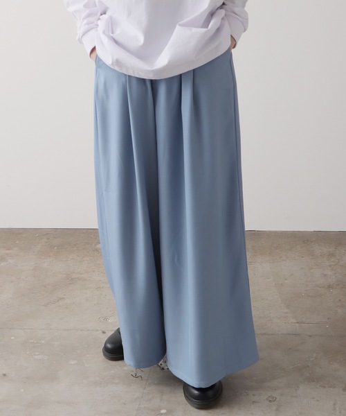 ROOPTOKYO(ループトウキョウ)の「ROOP TOKYO×やーこん 2タックワイドPT(スラックス・メンズ・ブラック/ブルー・L/M)」の16枚目の写真