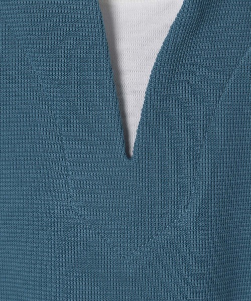 GLOBAL WORK(グローバルワーク)の「キーネックレイヤード/半袖/321941(Tシャツ/カットソー・メンズ・チャコールグレー/ライトグレー/グリーン/ブルー/ネイビー/ホワイト系8・SMALL/MEDIUM/LARGE/X-LARGE)」の15枚目の写真