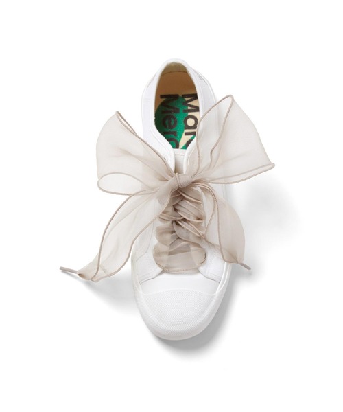 Mardi Mercredi（マルディメクルディ）の「RIBBON SHOELACE / リボン シューレース（シューズアクセサリー・レディース・ミント/ベージュ/ピンク/ブラック・FREE）」の20枚目の写真