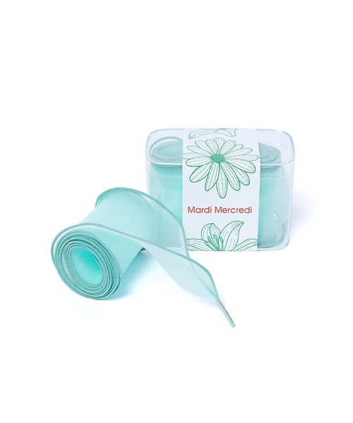 Mardi Mercredi（マルディメクルディ）の「RIBBON SHOELACE / リボン シューレース（シューズアクセサリー・レディース・ミント/ベージュ/ピンク/ブラック・FREE）」の16枚目の写真