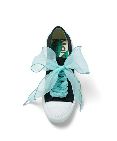 Mardi Mercredi（マルディメクルディ）の「RIBBON SHOELACE / リボン シューレース（シューズアクセサリー・レディース・ミント/ベージュ/ピンク/ブラック・FREE）」の14枚目の写真