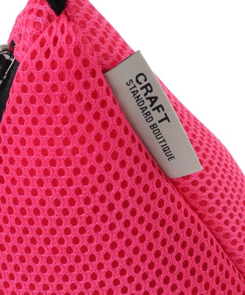 CRAFT STANDARD BOUTIQUE（クラフトスタンダードブティック）の「トライアングルメッシュショルダーポーチ（ショルダーバッグ・レディース・ピンク/ホワイト/ブルー・FREE）」の11枚目の写真