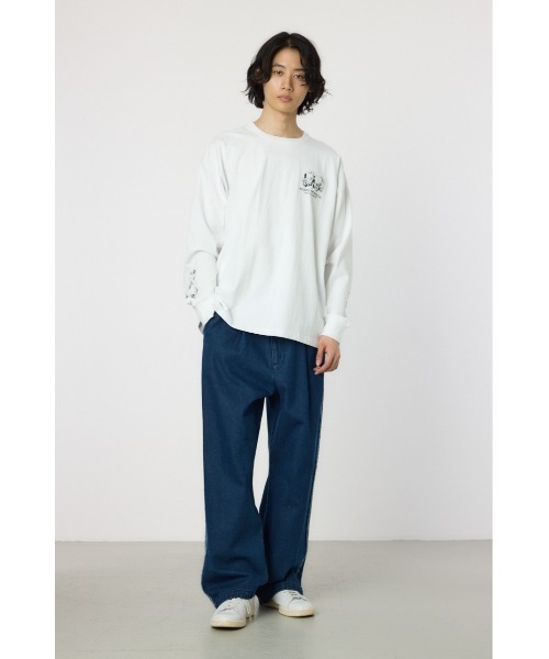 RODEO CROWNS WIDE BOWL(ロデオクラウンズワイドボウル)の「フルーツロゴロングスリーブTシャツ(Tシャツ/カットソー・メンズ・ライトイエロー/ブラック/ホワイト・MEDIUM/LARGE)」の20枚目の写真