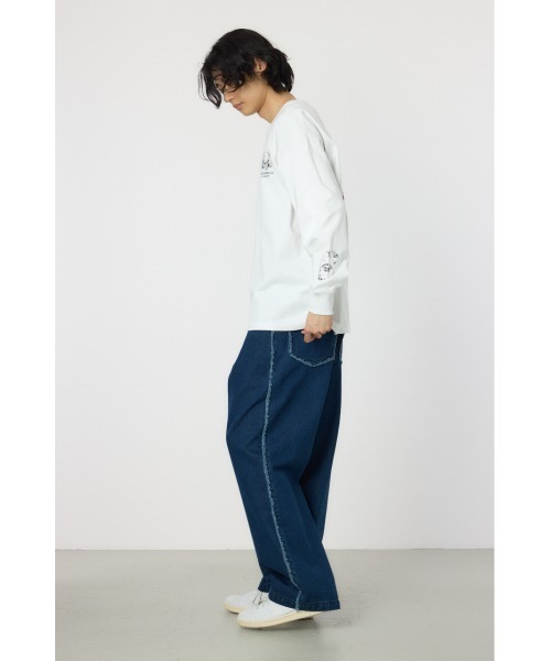 RODEO CROWNS WIDE BOWL(ロデオクラウンズワイドボウル)の「フルーツロゴロングスリーブTシャツ(Tシャツ/カットソー・メンズ・ライトイエロー/ブラック/ホワイト・MEDIUM/LARGE)」の19枚目の写真