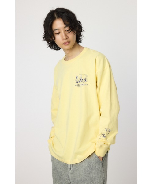 RODEO CROWNS WIDE BOWL(ロデオクラウンズワイドボウル)の「フルーツロゴロングスリーブTシャツ(Tシャツ/カットソー・メンズ・ライトイエロー/ブラック/ホワイト・MEDIUM/LARGE)」の17枚目の写真