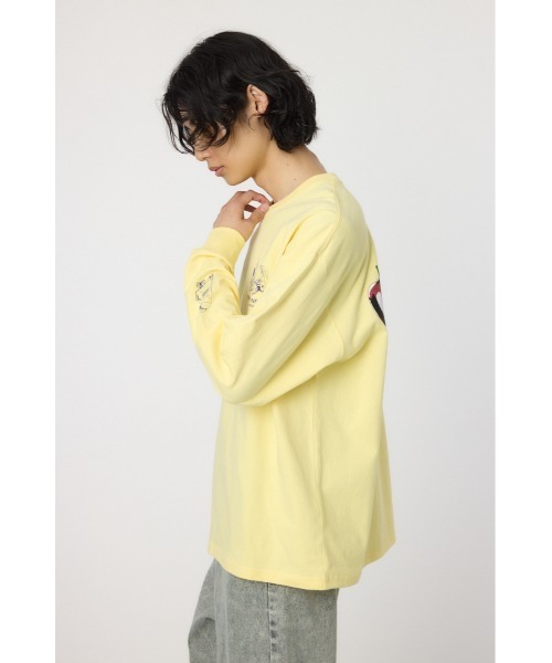 RODEO CROWNS WIDE BOWL(ロデオクラウンズワイドボウル)の「フルーツロゴロングスリーブTシャツ(Tシャツ/カットソー・メンズ・ライトイエロー/ブラック/ホワイト・MEDIUM/LARGE)」の16枚目の写真