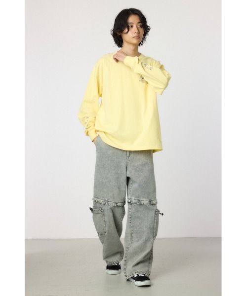 RODEO CROWNS WIDE BOWL(ロデオクラウンズワイドボウル)の「フルーツロゴロングスリーブTシャツ(Tシャツ/カットソー・メンズ・ライトイエロー/ブラック/ホワイト・MEDIUM/LARGE)」の13枚目の写真