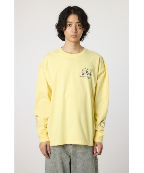 RODEO CROWNS WIDE BOWL(ロデオクラウンズワイドボウル)の「フルーツロゴロングスリーブTシャツ(Tシャツ/カットソー・メンズ・ライトイエロー/ブラック/ホワイト・MEDIUM/LARGE)」の11枚目の写真