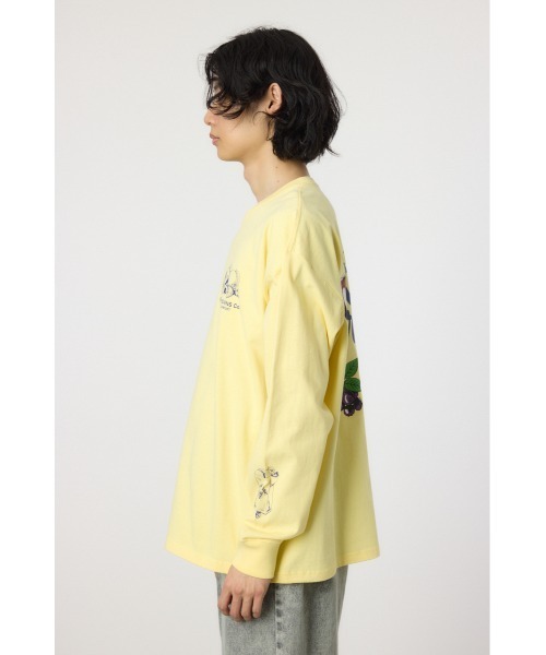 RODEO CROWNS WIDE BOWL(ロデオクラウンズワイドボウル)の「フルーツロゴロングスリーブTシャツ(Tシャツ/カットソー・メンズ・ライトイエロー/ブラック/ホワイト・MEDIUM/LARGE)」の10枚目の写真