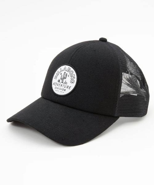 BILLABONG(ビラボン)の「BILLABONG メンズ 【A/DIV.】 ADIV TRUCKER キャップ 【2025年春夏モデル】/ビラボンロゴワッペンスナップバックキャップ(キャップ・メンズ・ブラック系その他・FREE)」の2枚目の写真