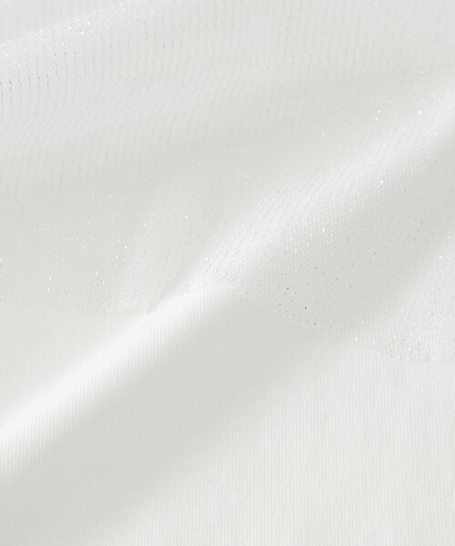 LOVELESS（ラブレス）の「ラメチュールタンクトップ（タンクトップ・レディース・オフホワイト/ベージュ系その他/ブラック・36）」の6枚目の写真