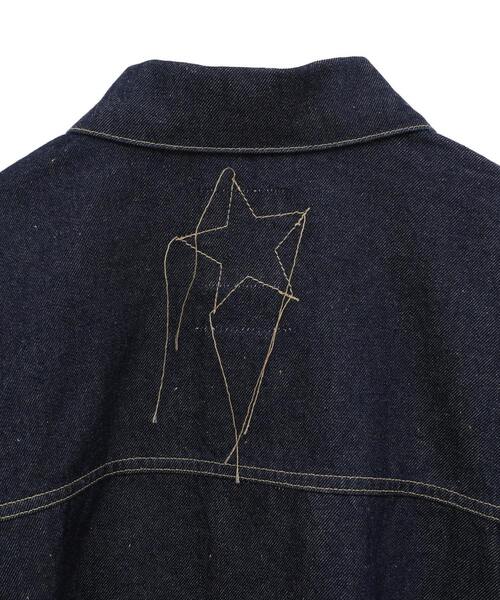 KURO（クロ）の「【KURO】DENIM JACKET INDIGO（デニムジャケット・レディース・インディゴブルー・SMALL/MEDIUM）」の11枚目の写真