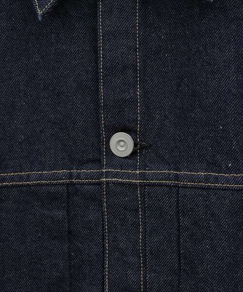 KURO（クロ）の「【KURO】DENIM JACKET INDIGO（デニムジャケット・レディース・インディゴブルー・SMALL/MEDIUM）」の15枚目の写真