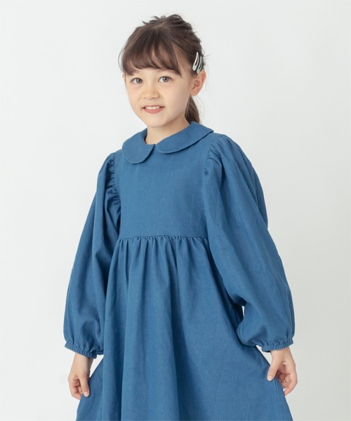 ever closet（エバークローゼット）の「デニムワンピース（ワンピース・キッズ・ブルー・90cm/100cm/110cm/120cm/130cm/140cm）」の10枚目の写真