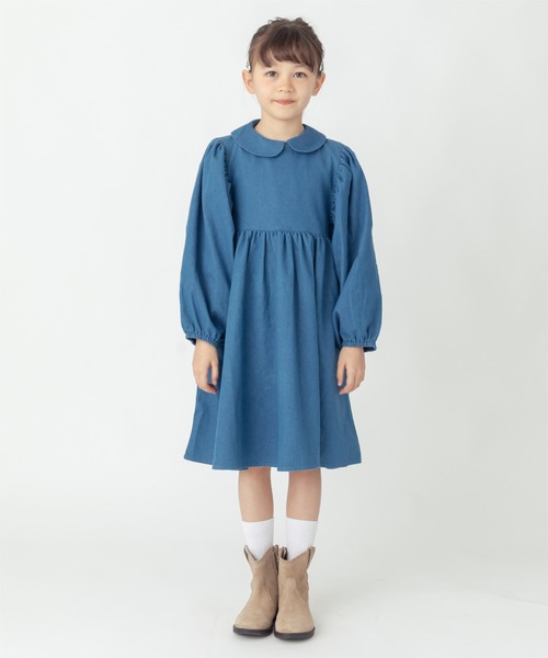 ever closet（エバークローゼット）の「デニムワンピース（ワンピース・キッズ・ブルー・90cm/100cm/110cm/120cm/130cm/140cm）」の11枚目の写真