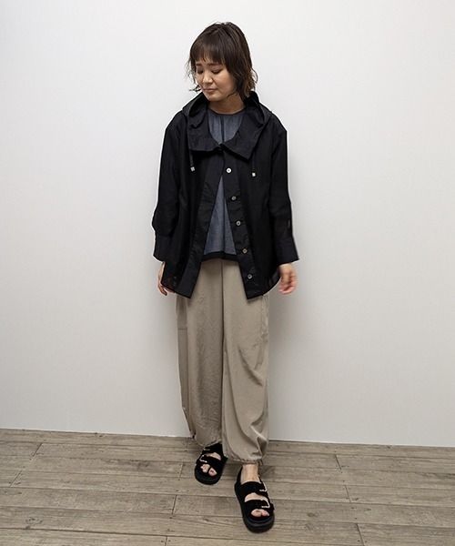 R-ISM(リズム)の「【洗える】パラシュートパンツ(その他パンツ・レディース・カーキ/ブラック・2/4)」の19枚目の写真