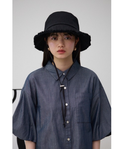 AZUL by moussy（アズールバイマウジー）の「サファリハット（ハット・レディース・オフホワイト/ブラック・FREE）」の13枚目の写真