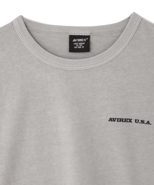 AVIREX(アヴィレックス)の「《KID'S/キッズ》FADE WASH PRINT T-SHIRT / フェイドウォッシュ プリント 半袖Tシャツ(Tシャツ/カットソー・キッズ・パープル/チャコールグレー/グレー系その他3・120/140/100)」の5枚目の写真