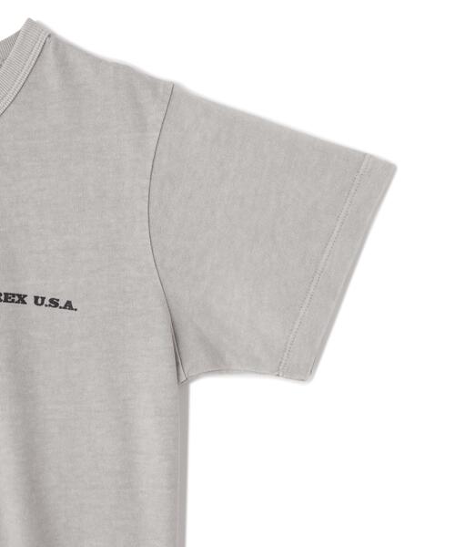 AVIREX(アヴィレックス)の「《KID'S/キッズ》FADE WASH PRINT T-SHIRT / フェイドウォッシュ プリント 半袖Tシャツ(Tシャツ/カットソー・キッズ・パープル/チャコールグレー/グレー系その他3・120/140/100)」の6枚目の写真